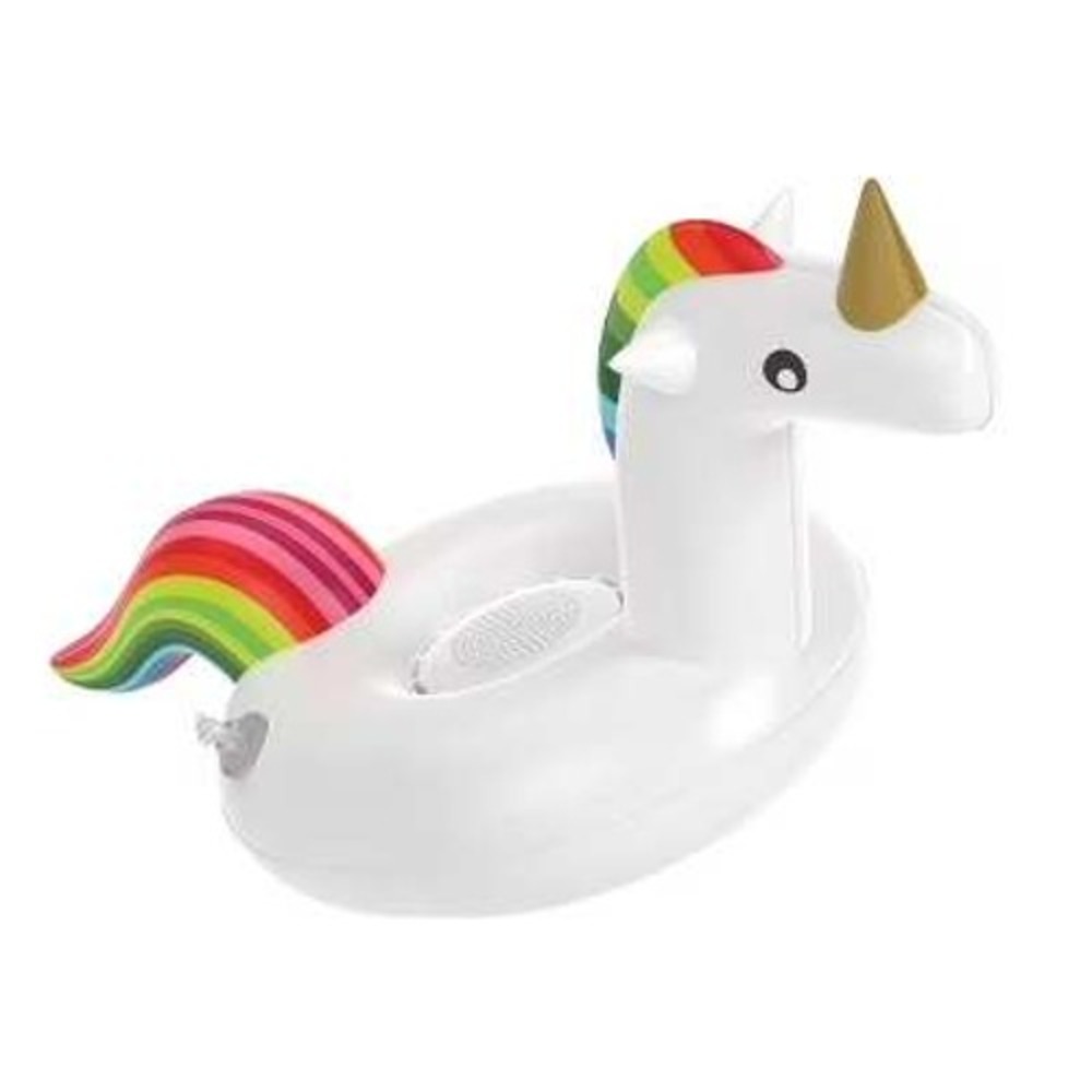 Unbranded Waterproof Floating Speaker Unisex OS White NWT Inflatable Unicorn‎